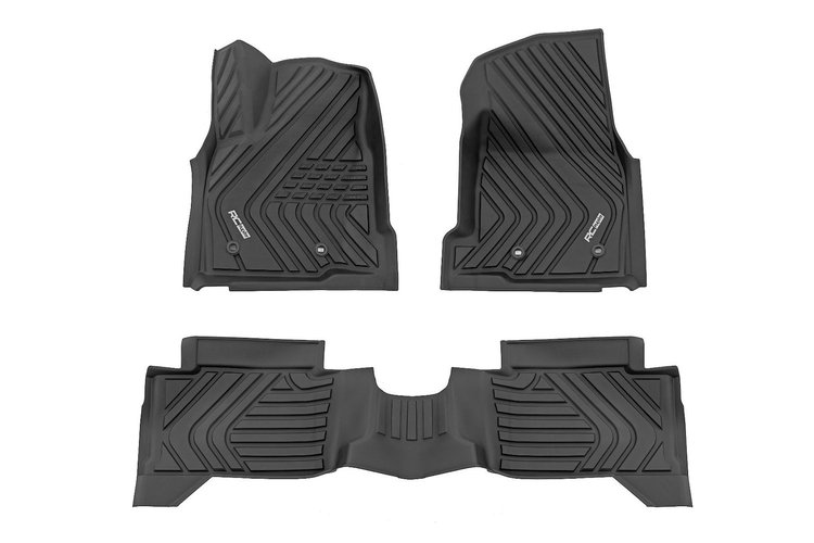 FF-71224 Flex-Fit Floor Mats, Front & Rear, Crew, Toyota Tacoma 2WD/4WD