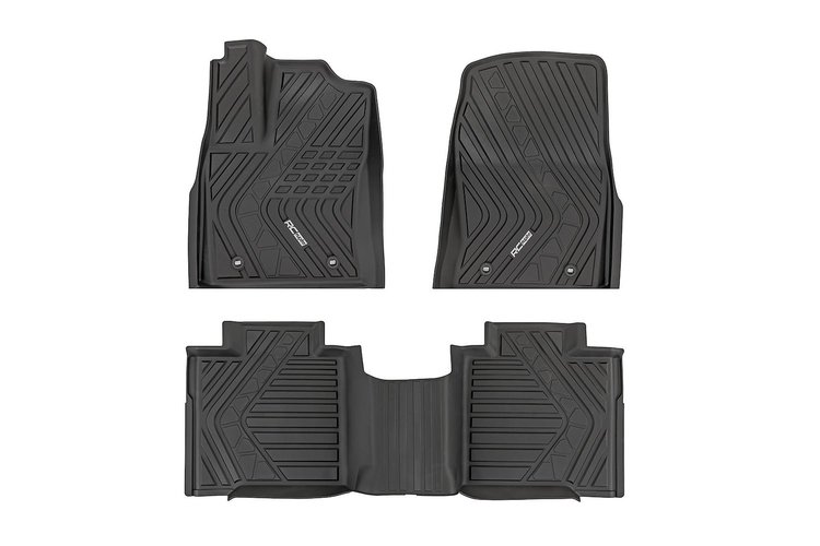 FF-71780 Flex-Fit Floor Mats, FR & RR, CrewMax, Toyota Tundra 2WD/4WD