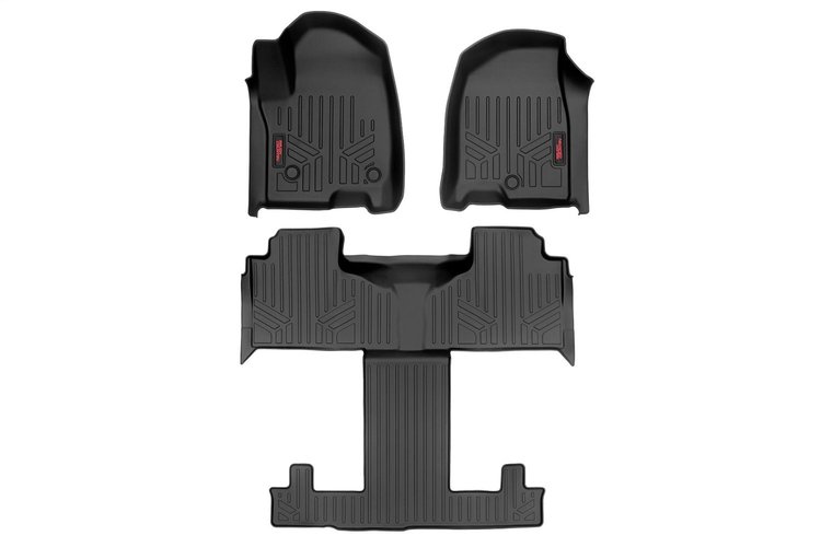 M-21712 Floor Mats, FR & RR, FR/RR Bucket, Fits Select Chevy/GMC Tahoe/Yukon
