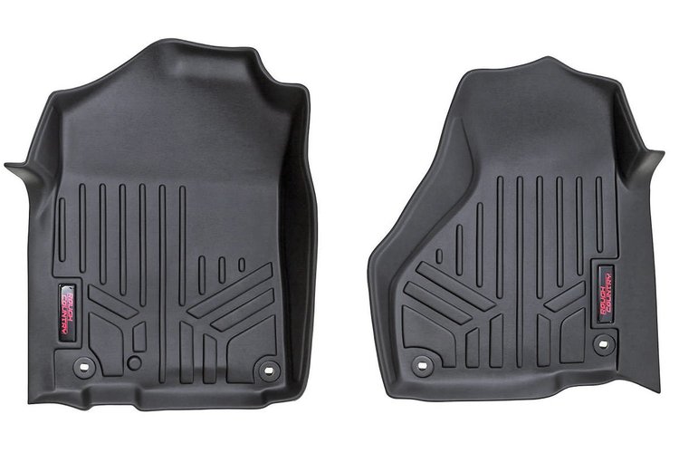 M-3121 HD Floor Mats - Front Set (Regular/Quad Cab Models w/ Full Length Floor Console)