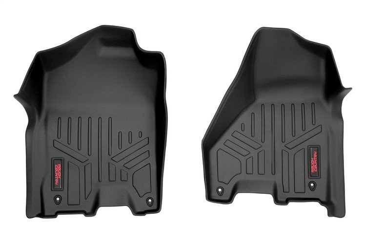 M-3141 Heavy Duty Floor Mats Front - (12-18 Dodge Ram, Crew/ Mega Cab)