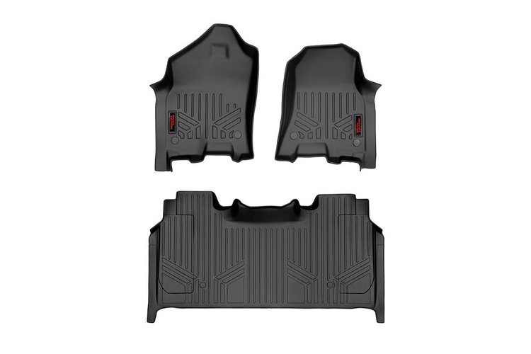 M-31422 Hvy Dty Flr Mts (F/R, 19-20 Ram 1500, Crew Cb, Full Cnsl w/Rear Undr Seat Strge)