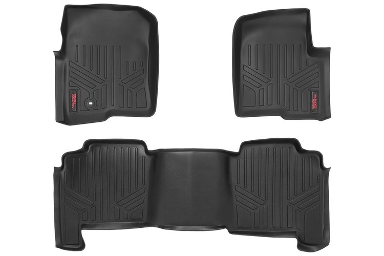 M-50412 Heavy Duty Floor Mats - Front and Rear Combo (Crew Cab Models)