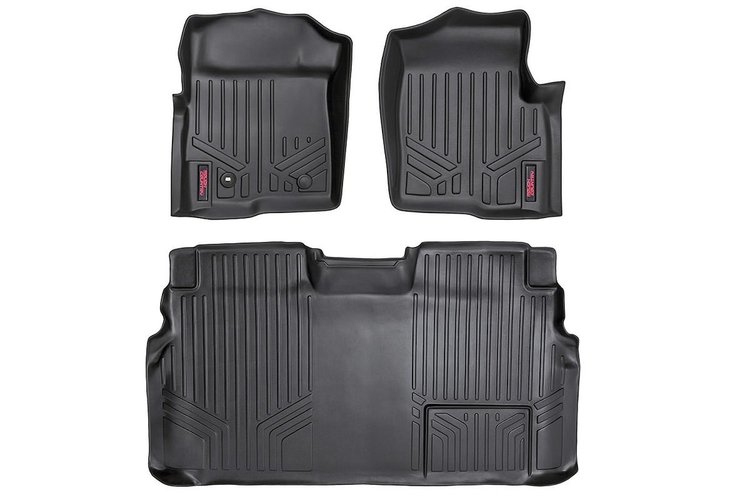 M-50912 Heavy Duty Floor Mats - Front and Rear Combo (SuperCrew Cab Models)