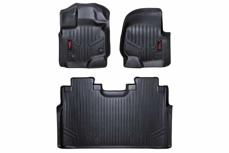 M-51512 Heavy Duty Floor Mats - Front and Rear Combo (SuperCrew Cab Models)