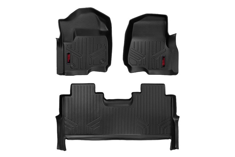 M-51712 Heavy Duty Floor Mats - Front and Rear Combo (Crew Cab Models)