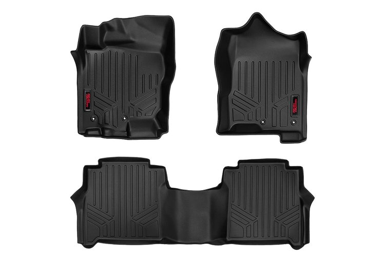 M-81712 Heavy Duty Floor Mats - Front and Rear Combo (Crew Cab Models)