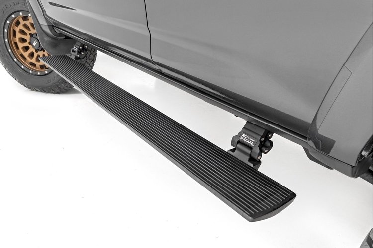 PSR621510 Running Boards; Power; Lighted; 4 Steps; 600 Ibs Weight Rating;