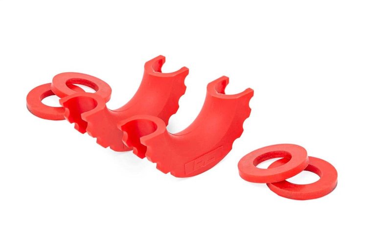 RS102 D-Ring Isolators (Red, Pair)