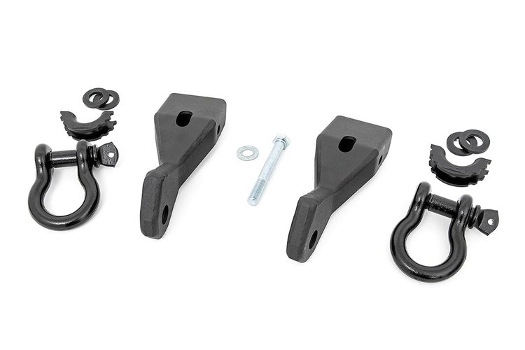 RS156 GM Tow Hook to Shckl Cnv Kt w/D-RingandRubr Isoltr (07-13 Silverado/Sierra 1500)
