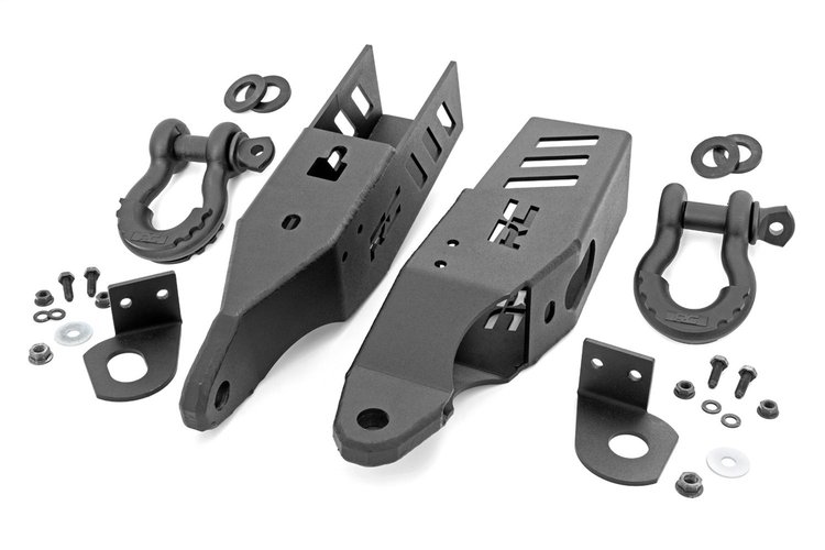 RS172 Tow Hook To Shackle Conversion Kit; w/Standard D-Ring And Rubber Isolators;