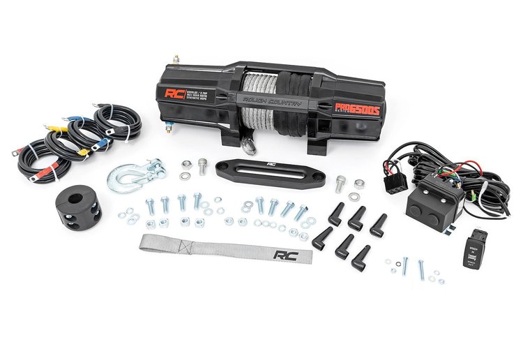 RS6500S 6500-LB Winch, UTV, Synthetic Rope