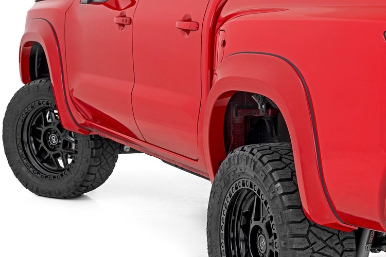 S-N12200-KH3 Sport Fender Flares Fits Select Nissan Frontier 2WD/4WD, KH3 Super Black