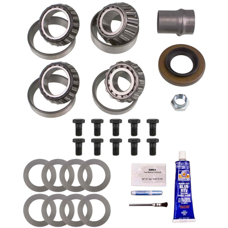 Excel; Full Ring And Pinion Install Kit; Fits Toyota 7.5in. IFS; Incl. Cvr Gskt/Bolts/Washers/Crush
