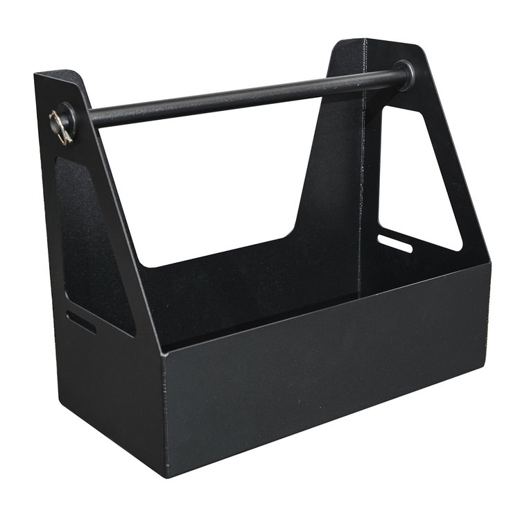 100020 Magnum Chase/Tire Rack Accessory, Black Textured Alloy Steel, Gas/Fuel Jug Rack
