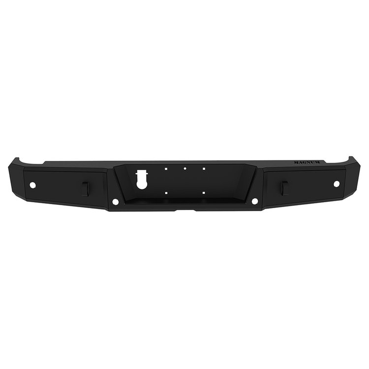RBM06JPN Magnum Rear Bumpers Black Textured Alloy Steel, Fits Select Jeep Gladiator