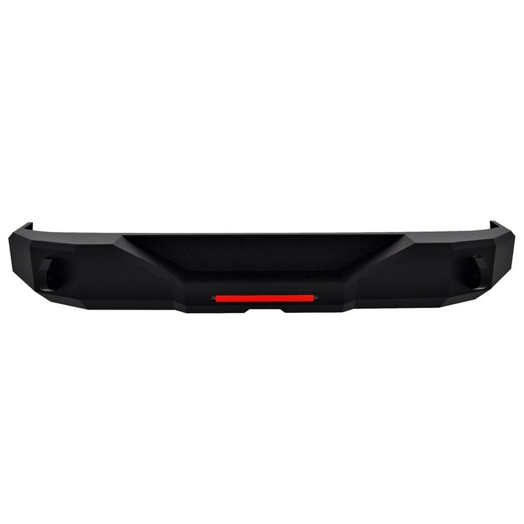 RBM13JPN Magnum Rear Bumpers Black Textured Alloy Steel, 07-18 Jeep Wrangler JK/JKU