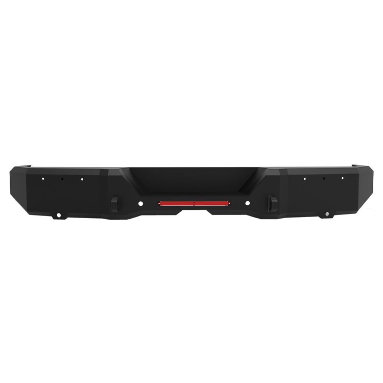 RBM45JPN Magnum Rear Bumpers Black Textured Alloy Steel, Fits Select Jeep Wrangler JL/JLU