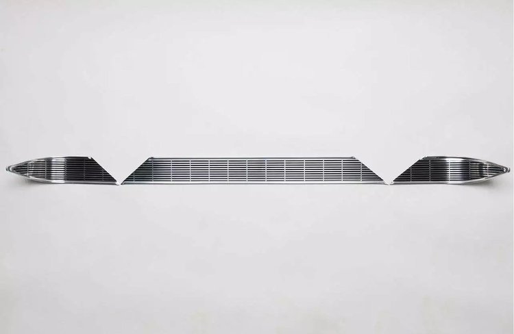 DT56-110 Dash Trim Set 1956 Chevy Tri-Five, W/O Holes [Polished]