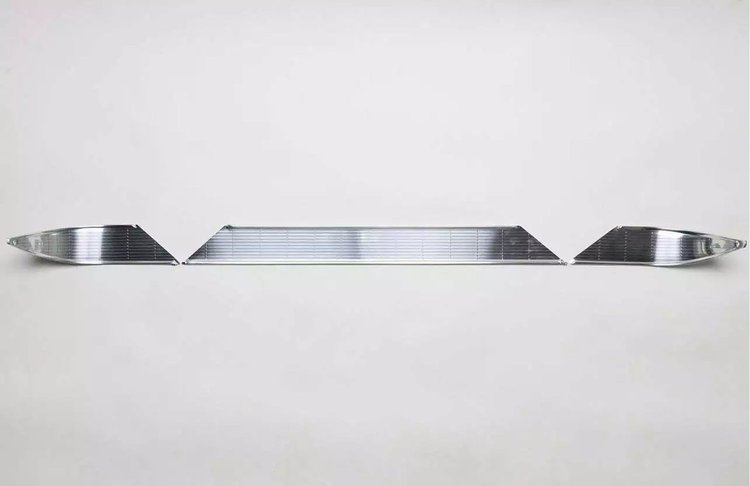 DT56-210 Dash Trim Set 1956 Chevy Tri-Five, W/O Holes, W/O Black Silk Screening [Polished]