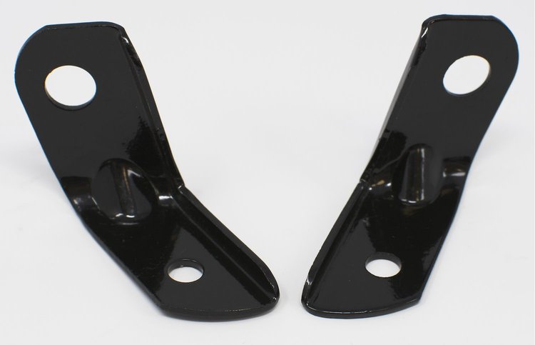 SB-01B Painted Grille Tie Bar/Hood Adjuster Bracket, 1956 Chevy, Pair