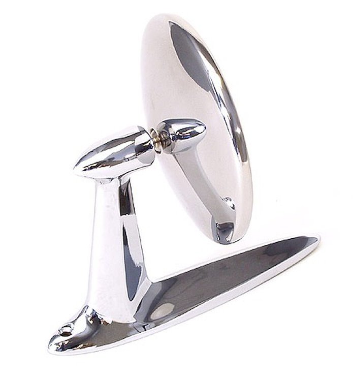 SB-10W Wide-Angle Outside Mirror, 1955-1957 Chevy, Fits Either Side