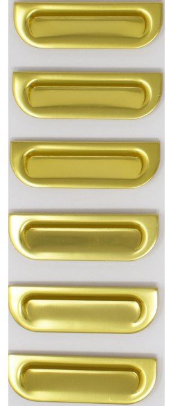 SB-35 Gold Fender Louvers, 1957 Chevy, Correct Color, Set of 6