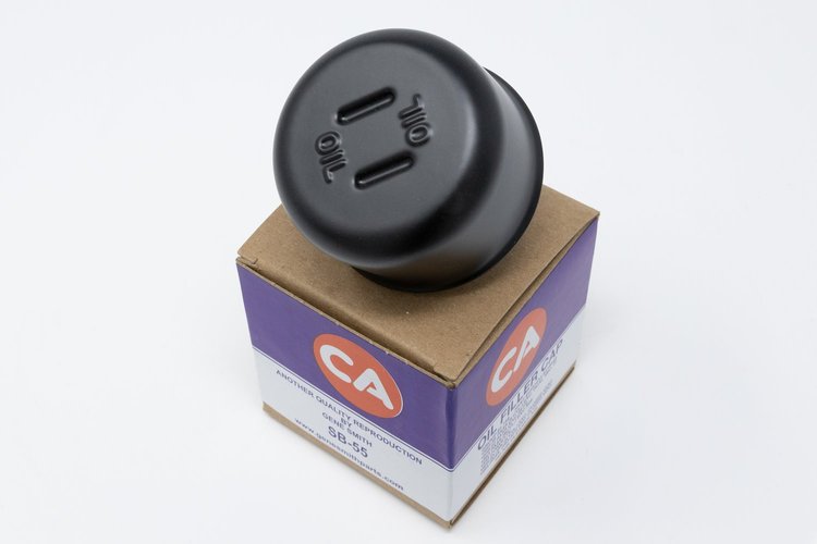 SB-55 V8 Oil Breather Cap, 1955 Chevy, Black