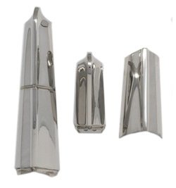 SB-83 Fin Moulding Set, 1957 Chevy, Stainless, Polished