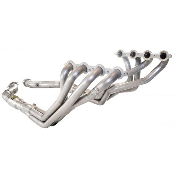 05GTOHCAT Exhaust Header Pipe Kit, 2005-2006 Pontiac GTO 6.0L, Headers 1-3/4" With Catted Leads Factory Connect