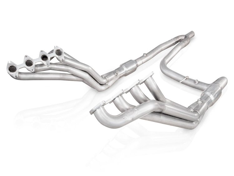 08F150HCATY Exhaust Header Pipe Kit, 2004-2008 Ford F150 1/2 Ton 5.4L, Headers 1-3/4" With Catted Leads Factory Connect