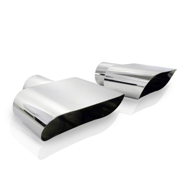 784250 Exhaust Tail Pipe Tip, Universal, Corvette C4 Wide Oval Tips
