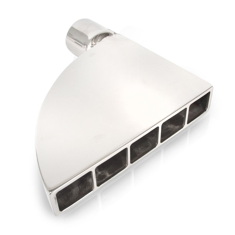 811300-WG Exhaust Tail Pipe Tip, Universal, Straight Boxxter Tip With Grate 3" Inlet