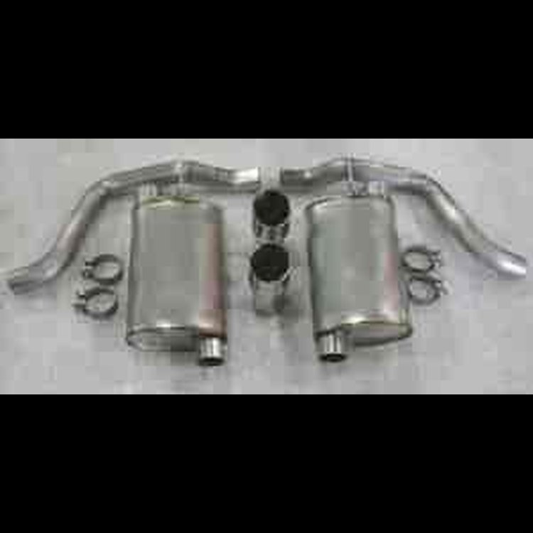 Axle-Back Exhaust System 2005-08 Corvette