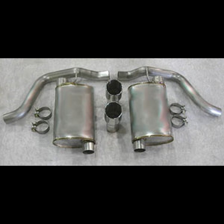 Axle-Back Exhaust System 2005-08 Corvette