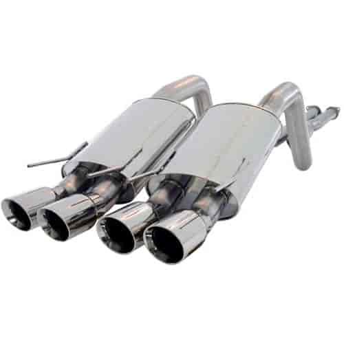 2005-2012 C6 Corvette 3 complete Catback Exhaust System. Includes 3 X-pipe 3 center section and 3 ov