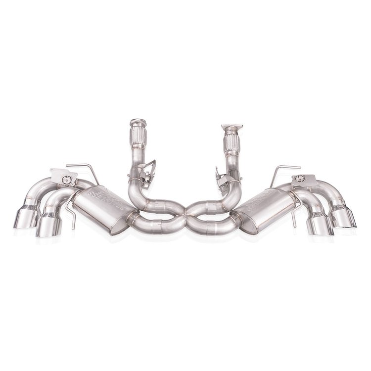 C8CBR Exhaust System Kit, 2020 Corvette C8, Redline Catback