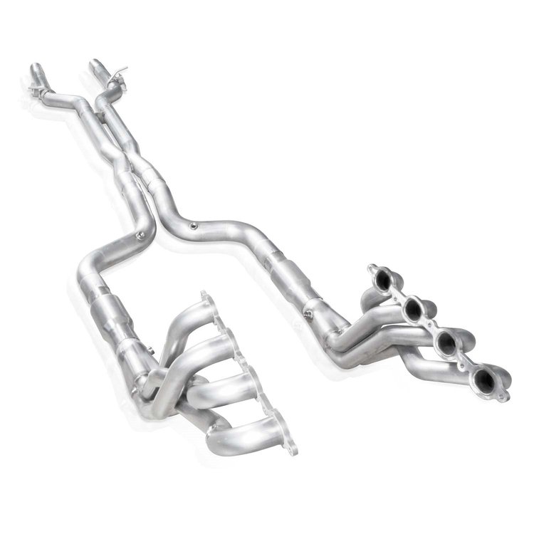 CA16HCATST Exhaust Header Pipe Kit, 2016-2020 Chevy Camaro SS 6.2L, Headers 1-7/8" Pri. X-Pipe Catted, Valve Delete