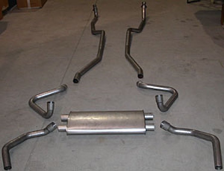 CA6713S Manifold-Back Exhaust System 1967-68 SB Camaro