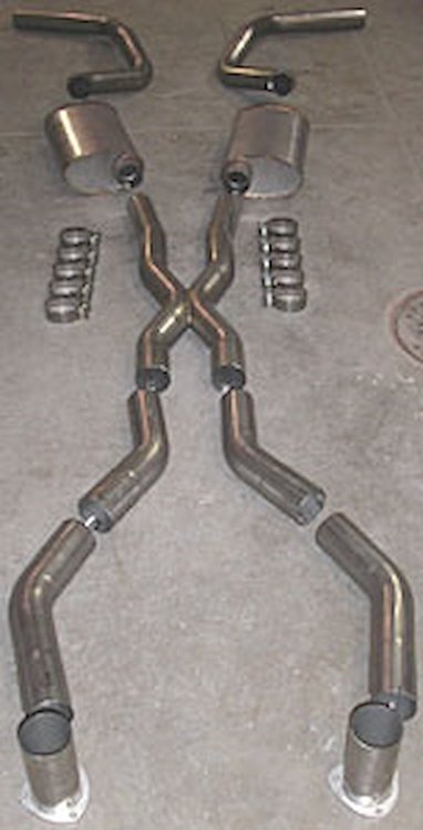 CA67693CS Header-Back Exhaust System 1967-69 SB/BB Camaro