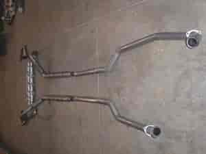 Manifold-Back Exhaust System 1967-68 Big-Block Camaro