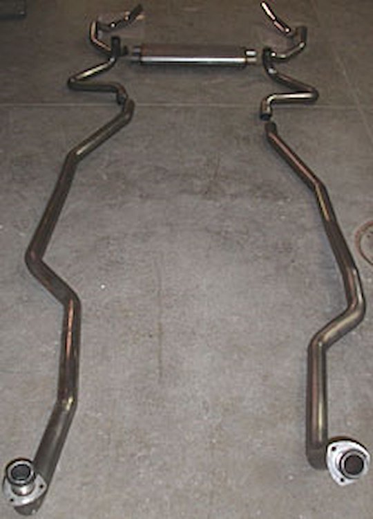 Manifold-Back Exhaust System 1969 SB Camaro