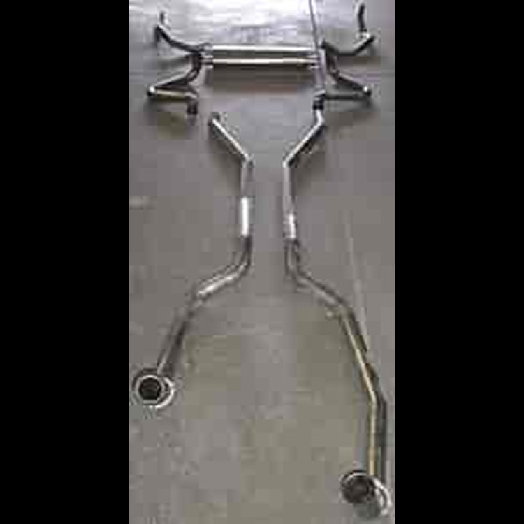 Manifold-Back Exhaust System 1969 BB Camaro
