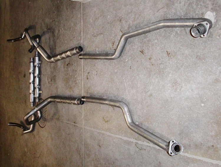 Manifold-Back Exhaust System 1969 Small Block Camaro