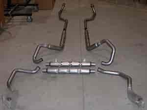 Manifold-Back Exhaust System 1969 Small Block Camaro