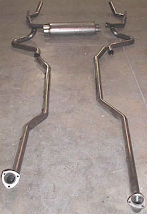 CA7213S Manifold-Back Exhaust System 1970-1981 Camaro