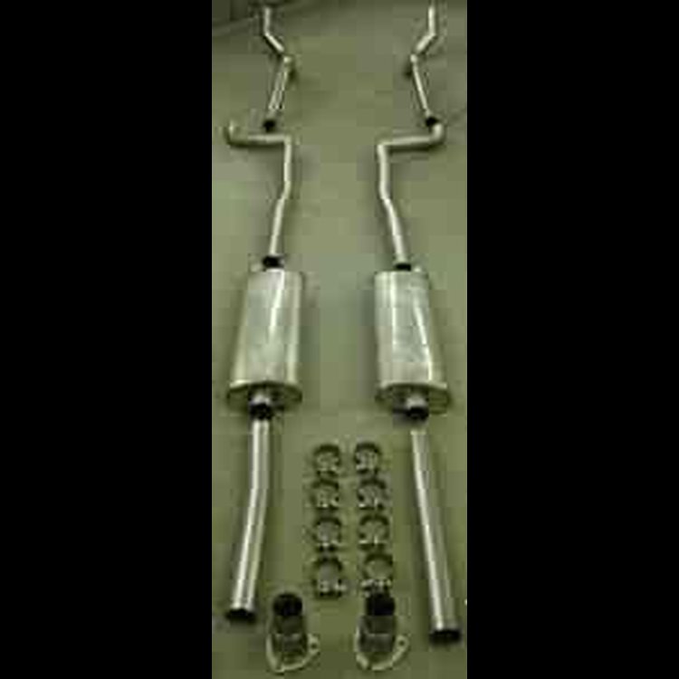 Header-Back Exhaust System 1955-57 Chevy