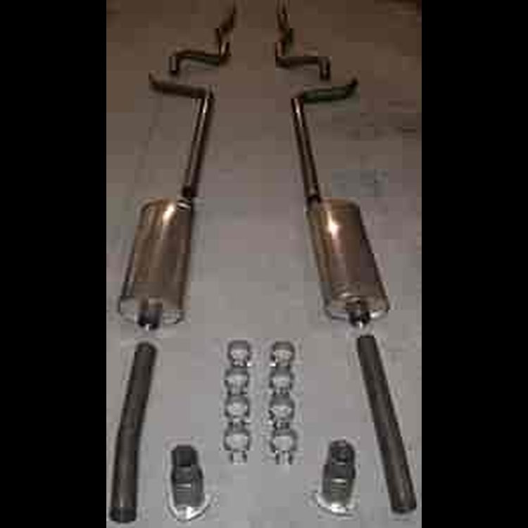 Header-Back Exhaust System 1955-57 Chevy