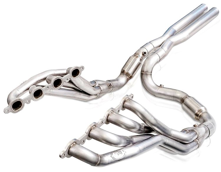 CT19HCAT Catted Long-Tube Headers 2019 Silverado/Sierra 1500 5.3L, 6.2L [1.875 in. Primaries] Performance Connect