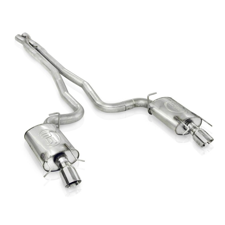 CTSV9CBLMF Exhaust System Kit, 2009-2015 Cadillac CTS-V Sedan LSA 6.2L, Catback Dual Turbo S-Tube Mufflers Performance Connect